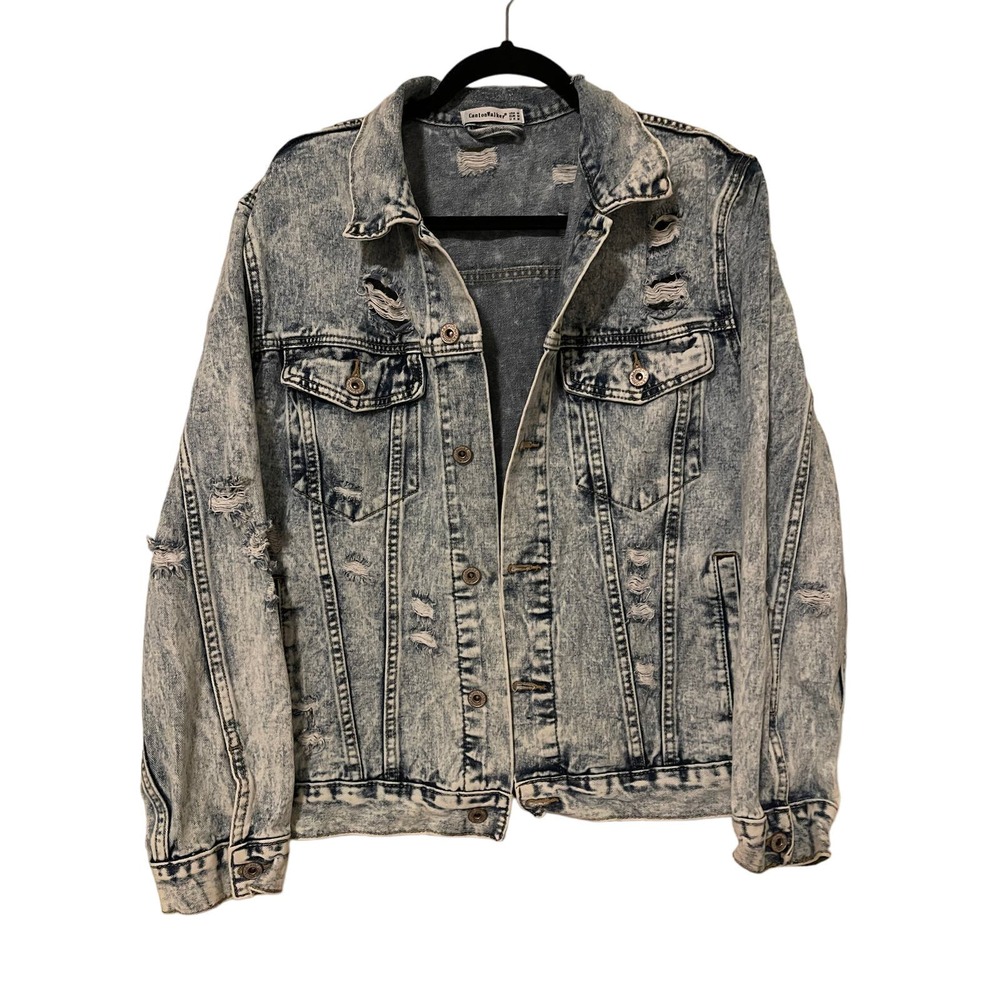 CANTON WALKER| WOMENS JEAN JACKET| SIZE‎ MEDIUM